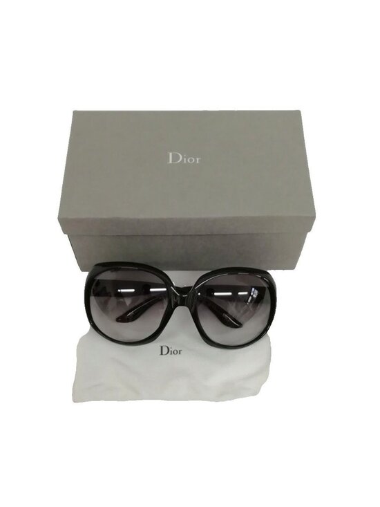 Dior Glossy 1 Sunglasses Logo Black Eyewear main image 5